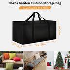 Garden Furniture Cushion Storage Bag Waterproof Christmas Tree