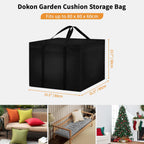 Garden Furniture Cushion Storage Bag Waterproof Christmas Tree