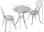 Garden Furniture Set 3-Piece Aluminium Casting Tavern 2