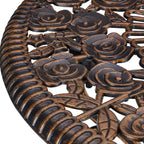 Garden Furniture Set 3 Pieces Round Table 2