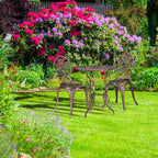 Garden Furniture Set 3 Pieces Round Table 2
