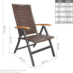 Garden Furniture Set Modena 1 Round Glass Topped