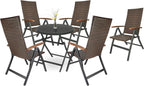 Garden Furniture Set Modena 1 Round Glass Topped