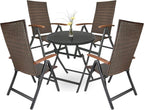 Garden Furniture Set Modena 1 Round Glass Topped