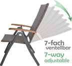 Garden Furniture Set Modena 1 Round Glass Topped