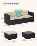 Garden Furniture Set Pe Rattan