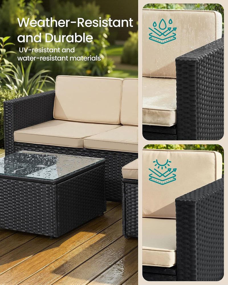 Garden Furniture Set Pe Rattan