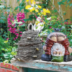 Garden Gnomes Ornaments-Garden Gnome Statue Funny Waterproof