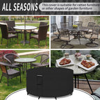 Garden Heavy Duty Table Covers Round with Air