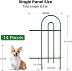 Garden Home 0.65mx25m Border Fence 3.5MM Wire Diameter