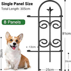 Garden Home 0.65mx25m Border Fence 3.5MM Wire Diameter
