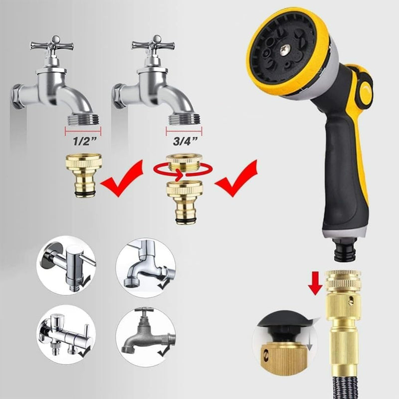 Expandable Garden Hose Leak-Proof Retractable