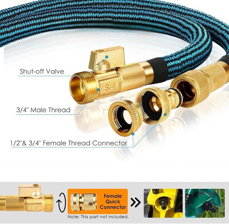 Expandable Garden Hose Leak-Proof Retractable