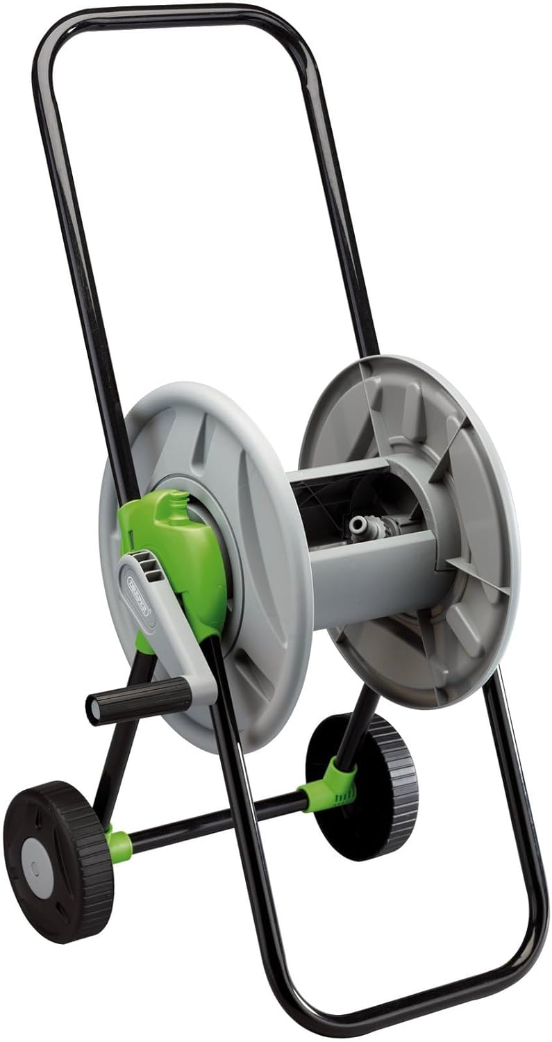 Garden Hose Pipe Reel Cart 45m Storage Capacity