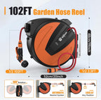 Garden Hose Reel 1 2'' X 30m+2m Wall
