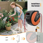 Garden Hose Reel 1 2'' X 30m+2m Wall