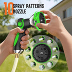 Garden Hose Reel 2-In-1 Wall Mounted Portable Auto