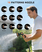 Garden Hose Reel Wall Mounted 25m+2m Retractable Pipe
