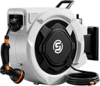 Garden Hose Reel Wall Mounted 25m+2m Retractable Pipe