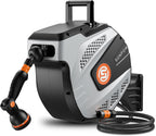 Garden Hose Reel Wall Mounted 25m+2m Retractable Pipe