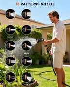 Garden Hose Reel Wall Mounted 25m+2m Retractable Pipe