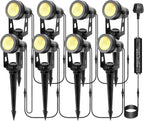 Garden Lights Mains 27m 8-In-1 LED
