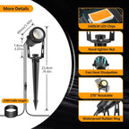 Garden Lights Mains 27m 8-In-1 LED