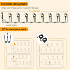 Garden Lights Mains 27m 8-In-1 LED