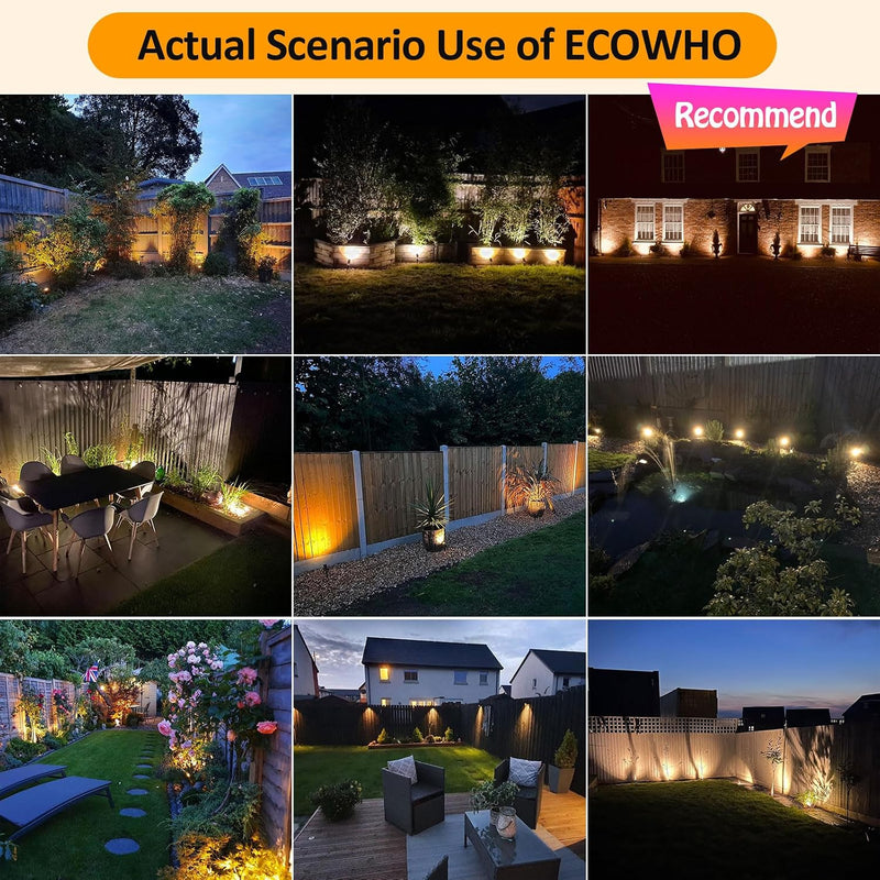 Garden Lights Mains 27m 8-In-1 LED