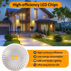 Garden Lights Mains 27m 8-In-1 LED