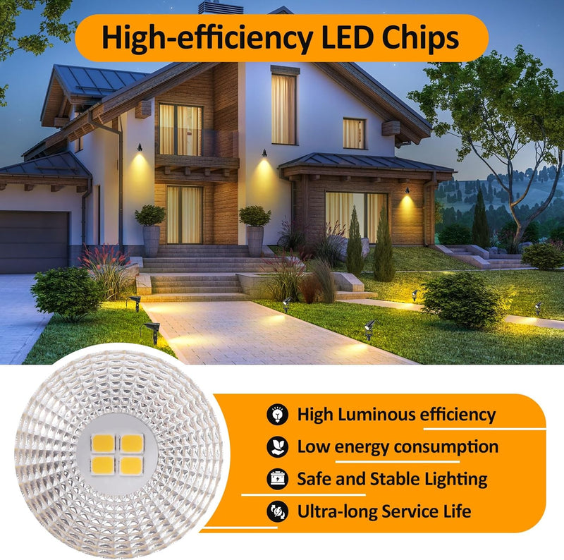 Garden Lights Mains 27m 8-In-1 LED