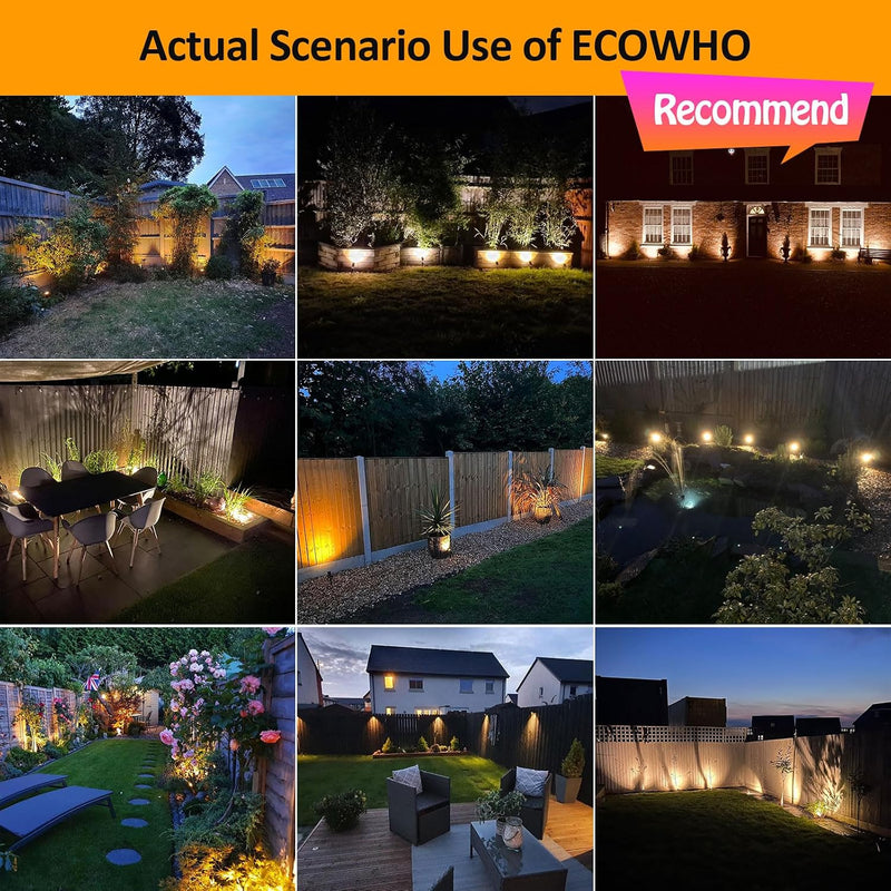 Garden Lights Mains 27m 8-In-1 LED