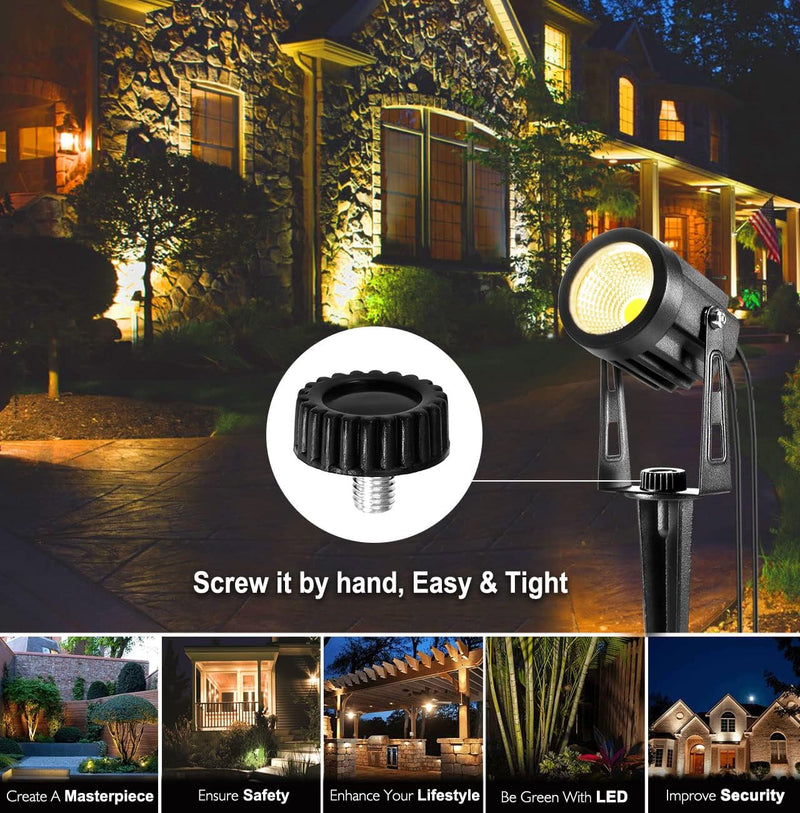 Garden Lights Mains Bs Plug Extendable