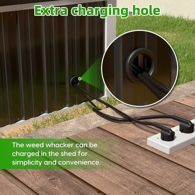 Garden Robot Lawnmower Garage H62cmxw90.5cmxd88.8CM