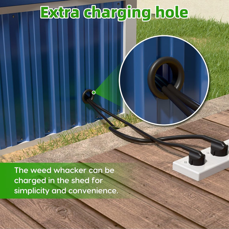 Garden Robot Lawnmower Garage H62cmxw90.5cmxd88.8CM