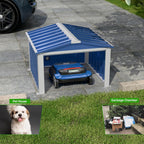 Garden Robot Lawnmower Garage H62cmxw90.5cmxd88.8CM