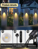 Garden Spot Lights 8 in 1 27m 88.58FT