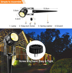 Garden Spotlights Mains Colour Changing