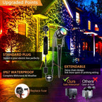 Garden Spotlights Mains Colour Changing