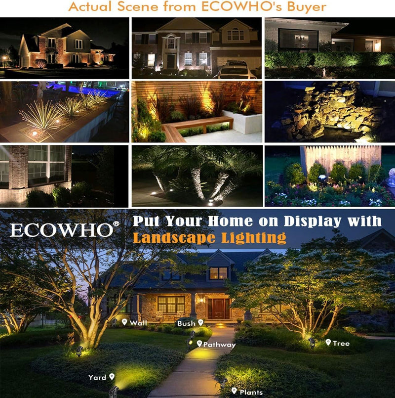 Garden Spotlights Mains Colour Changing