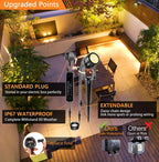 Garden Spotlights Mains Colour Changing