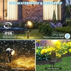 Garden Spotlights Mains Powered with Transformer (6 Pack)