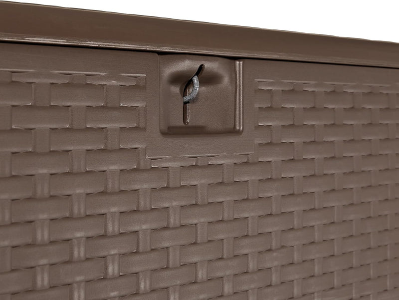 Garden Storage Box with Lockable Lid