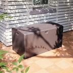 Garden Storage Box with Lockable Lid