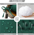 Garden Swing Cushions 3 Seater Waterproof Bench Cushion