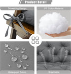 Garden Swing Cushions 3 Seater Waterproof Bench Cushion