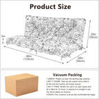 Garden Swing Cushions 3 Seater Waterproof Bench Cushion