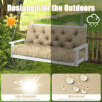 Garden Swing Cushions 3 Seater Waterproof Bench Cushion
