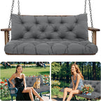 Garden Swing Cushions 3 Seater Waterproof Bench Cushion