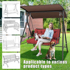 Garden Swing Cushions 3 Seater Waterproof Bench Cushion